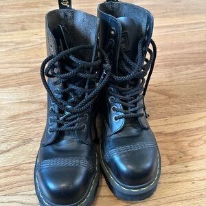 Dr martens bex steel toe 8761 black boots size 6
